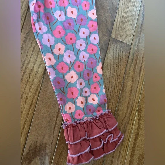 Matilda Jane Floral Ruffle Leggings - Picture 3 of 7